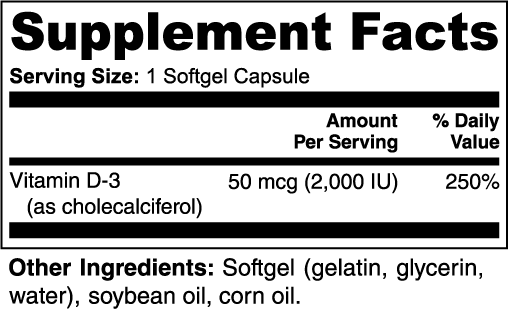 Vitamin D3 Capsules